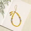 Natural Jade Agate Crystal Handcrafted Phone Hanger Keychain Long Short Chain Women's Desk Accessory Phone Lanyard and Strap
