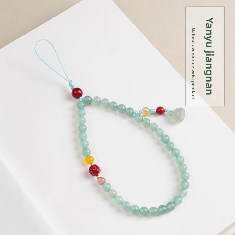 Phone Charm Lanyard Decorate 1 Aventurine Is No Mobile Phone Straps Phone Chain Top Fashion