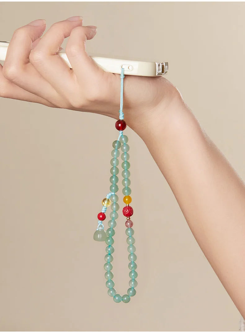 Phone Charm Lanyard Decorate 1 Aventurine Is No Mobile Phone Straps Phone Chain Top Fashion